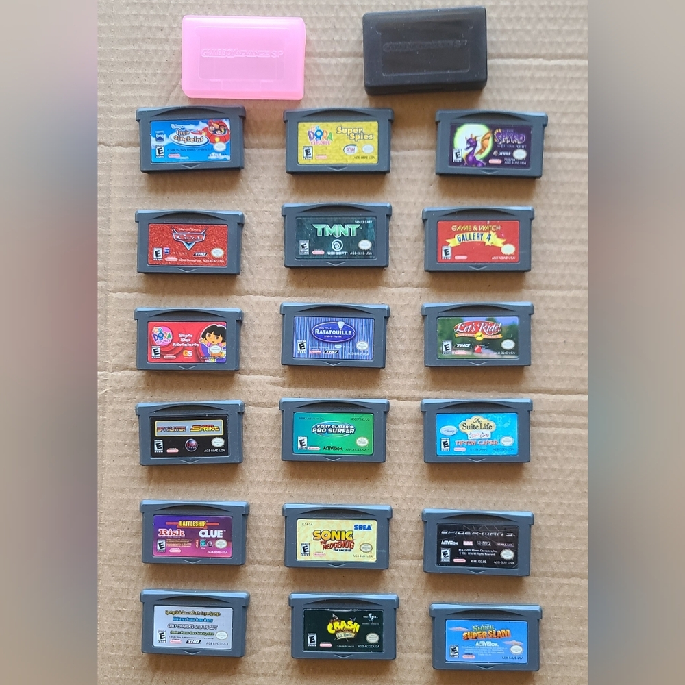 Nintendo GBA GameBoy Advance Cartridge Only. Bundle Listing